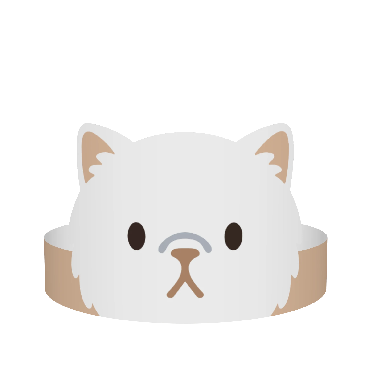 Small cat — turns with the pointer