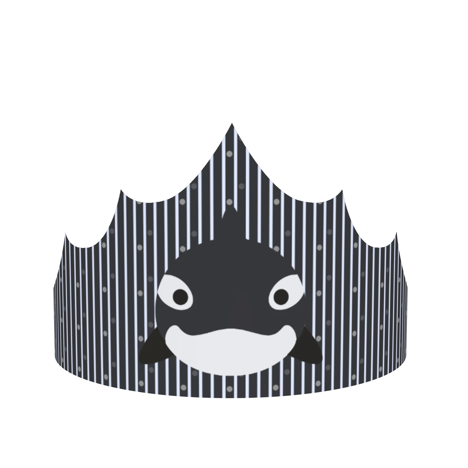 Crown — turns with the pointer