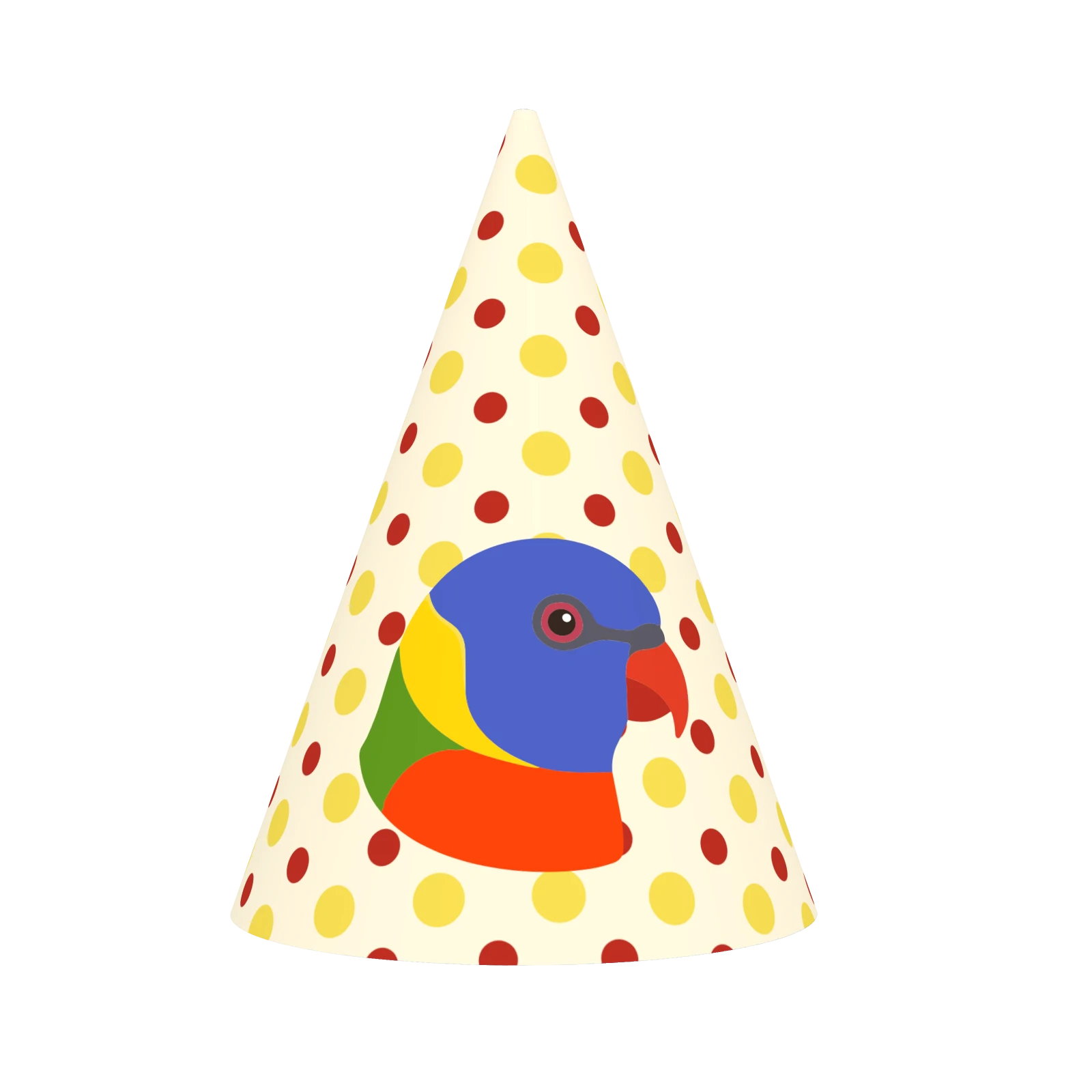 Party Hat — turns with the pointer