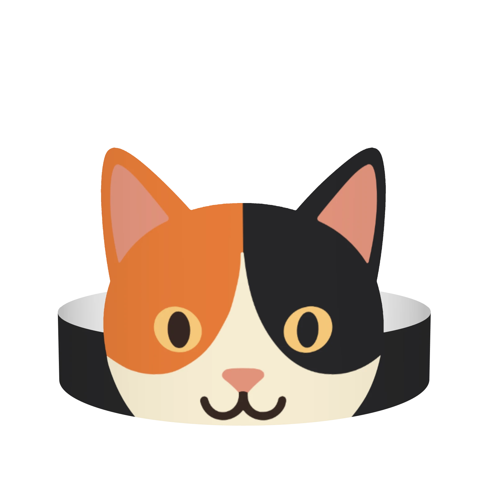 Headband — turns with the pointer
