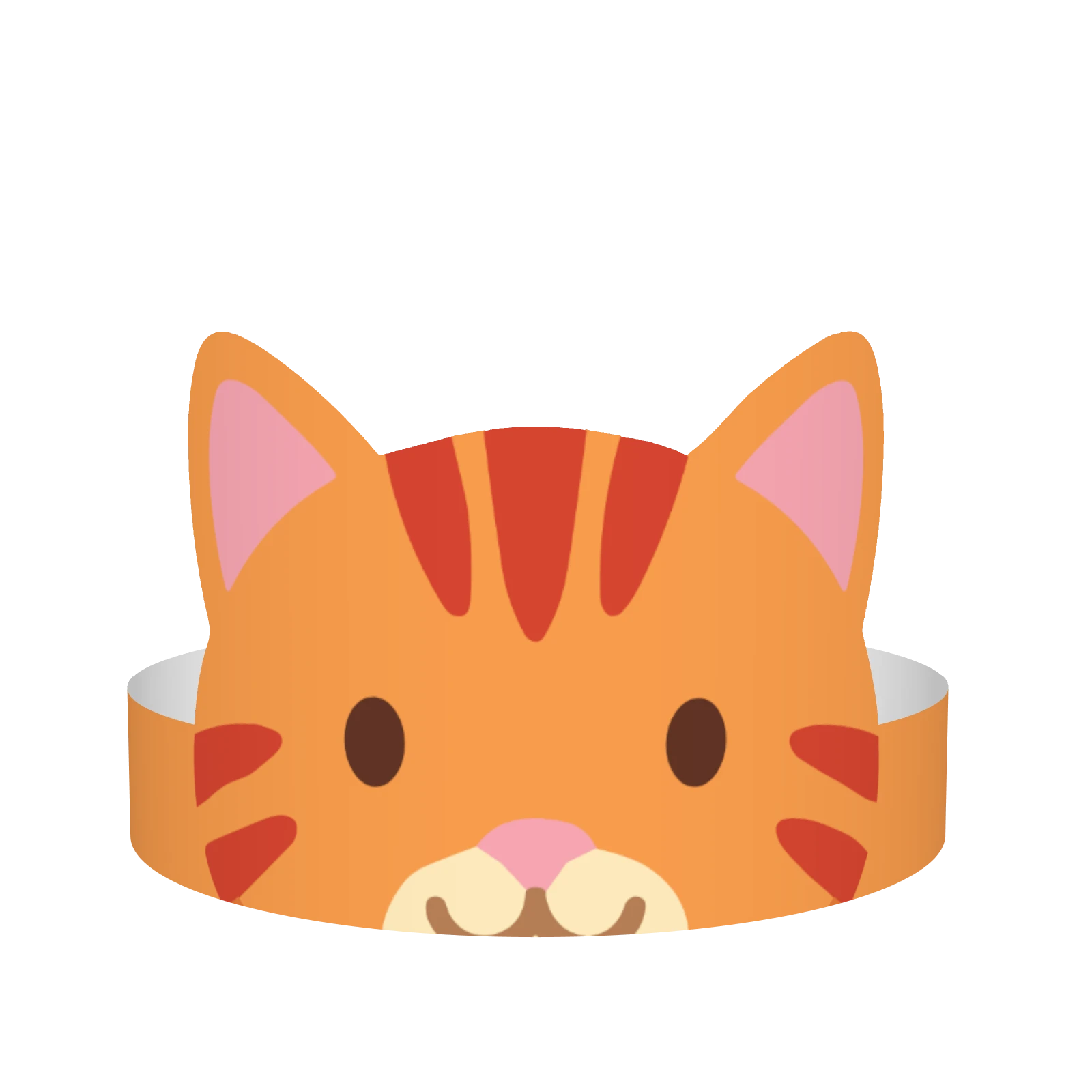 Tiger cat — turns with the pointer