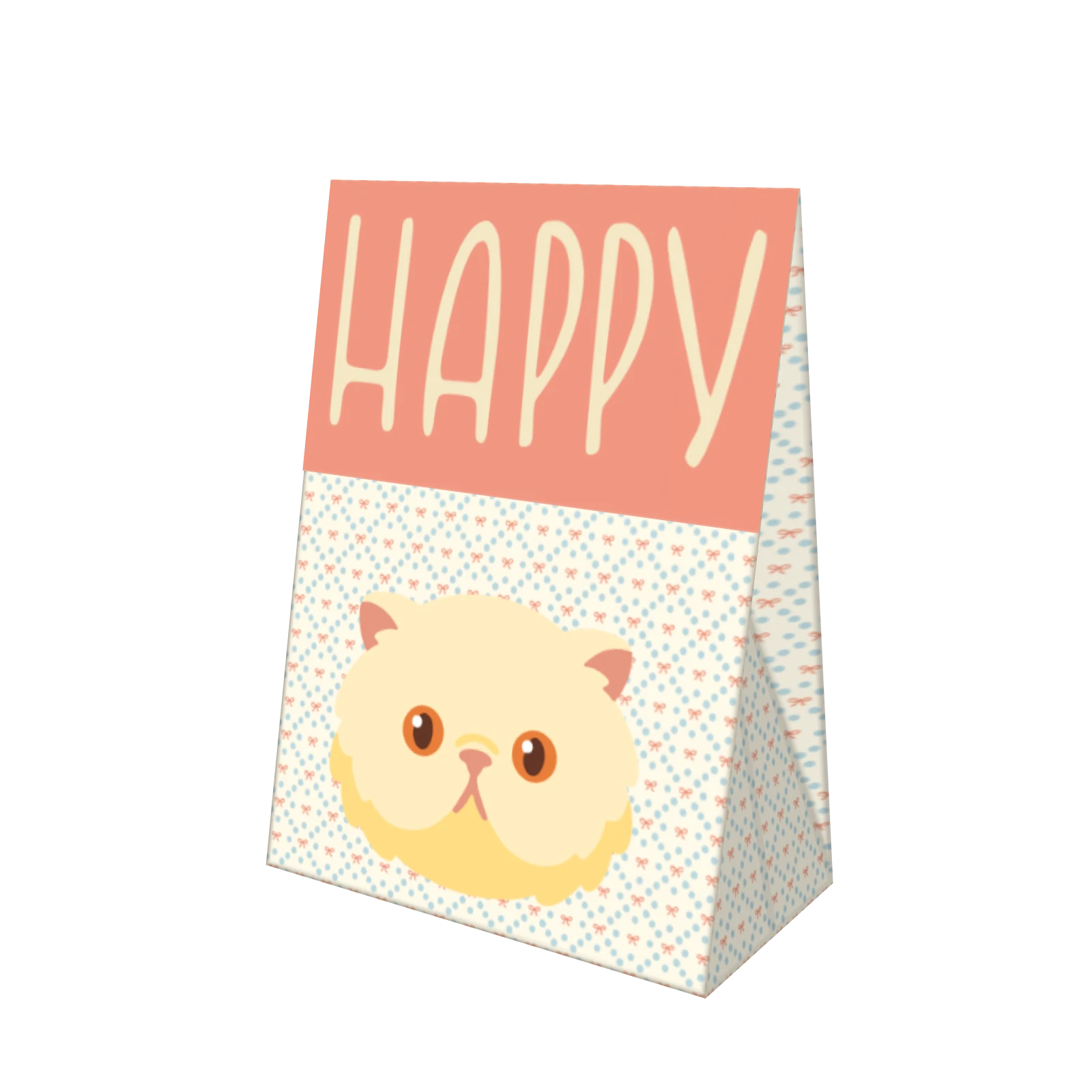 Pink Cat — turns with the pointer