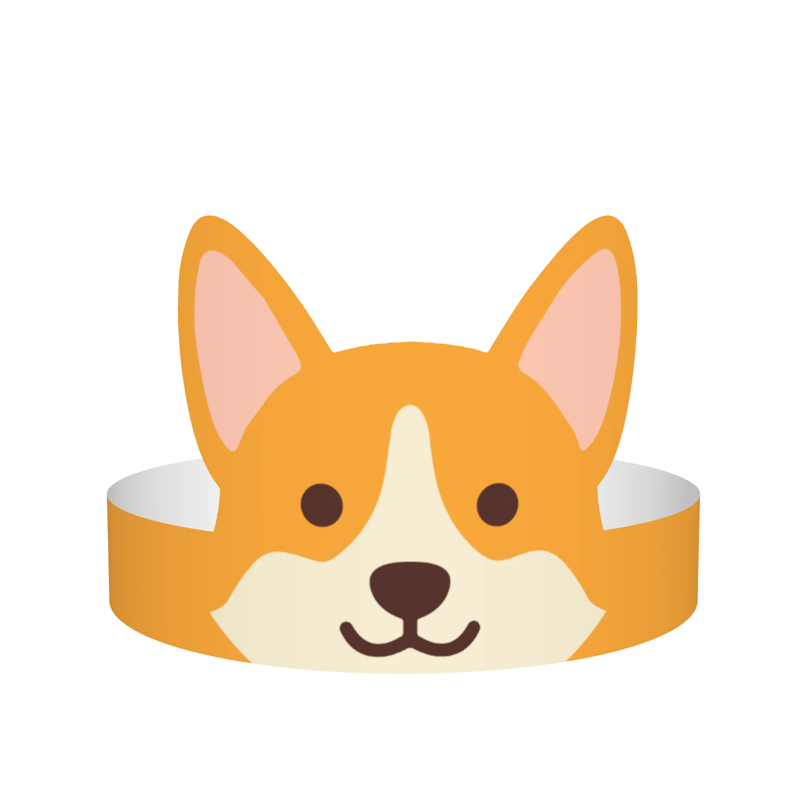 Dog — turns with the pointer