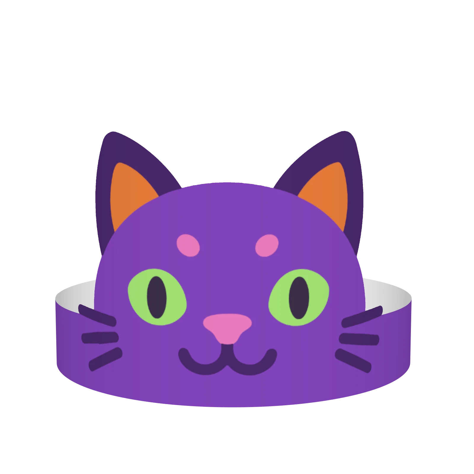 Halloween cat — turns with the pointer