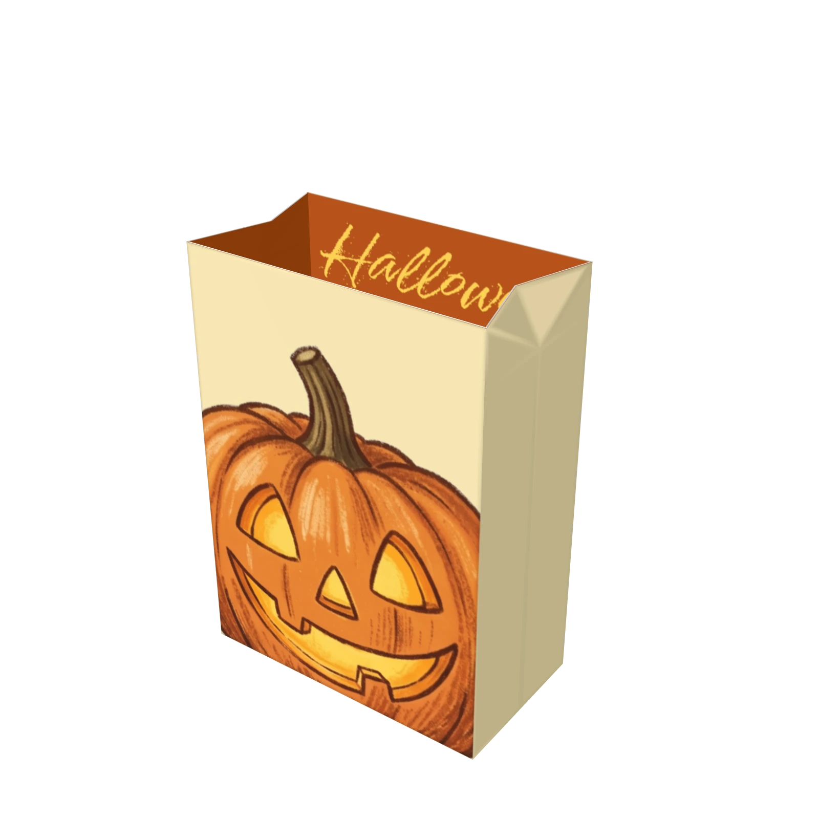 Halloween bag — turns with the pointer