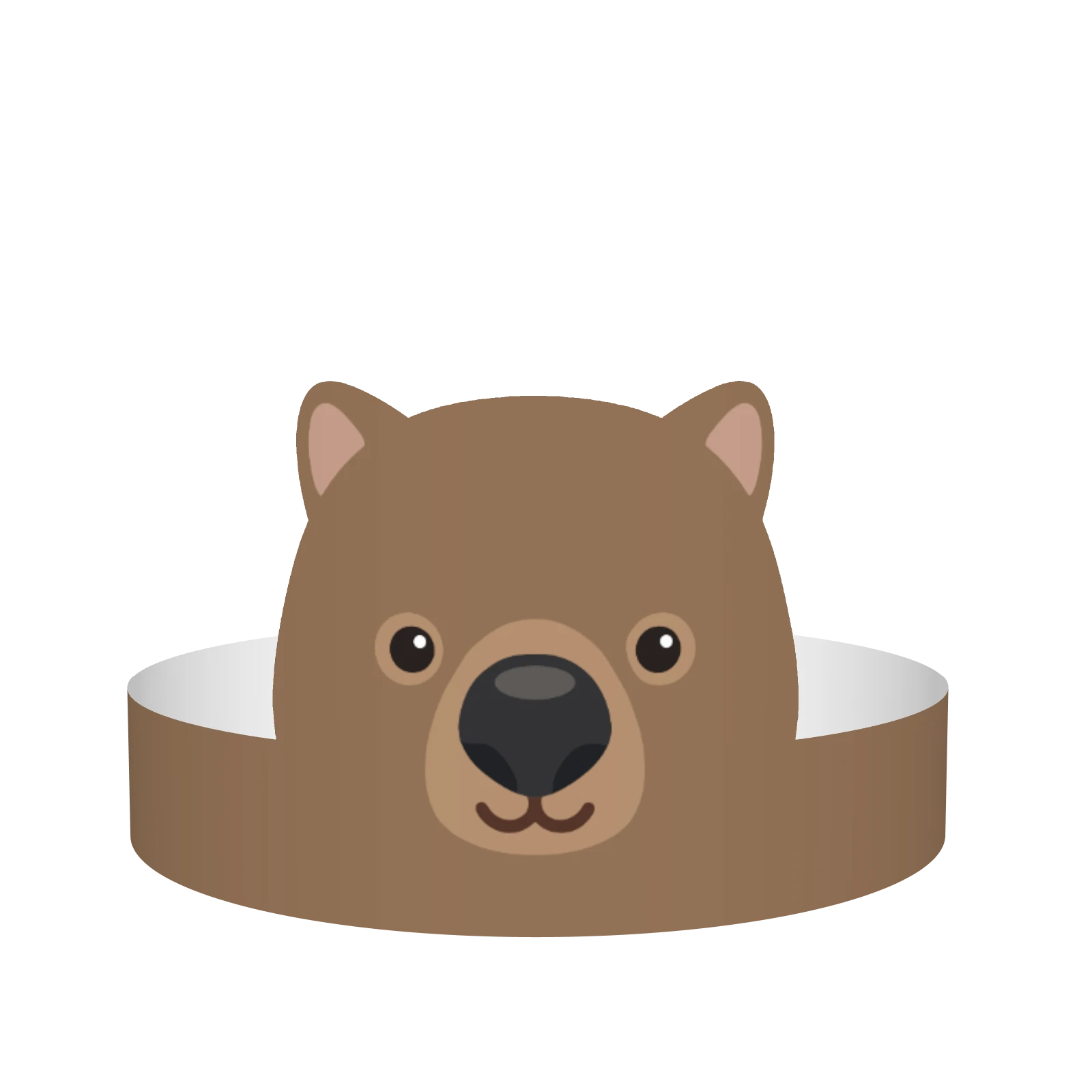 Headband — turns with the pointer