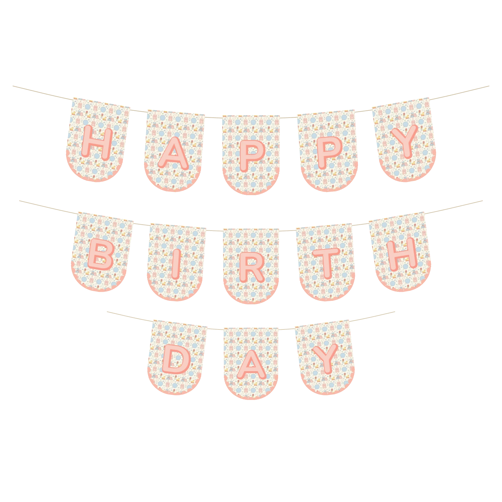 BEAR BUNNY flags — turns with the pointer